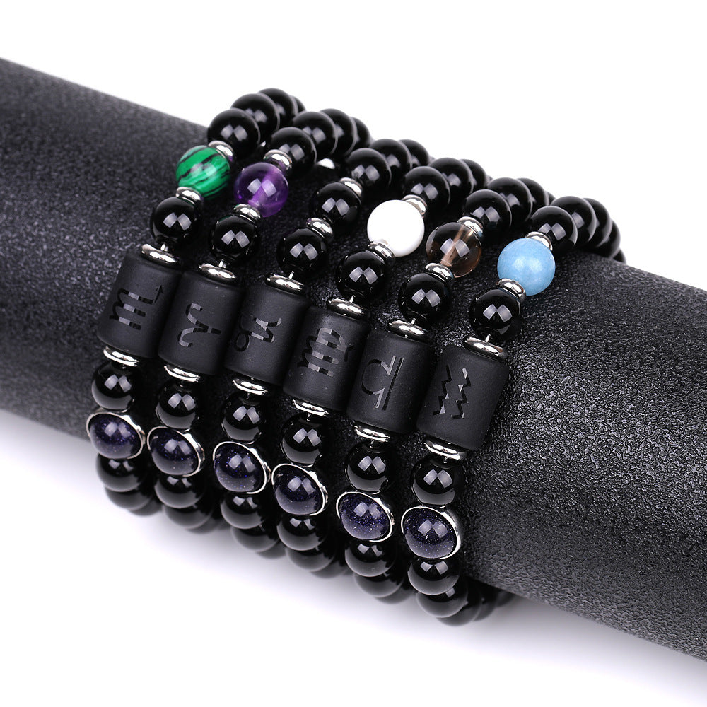 Men Twelve Constellations Fashion Bracelets