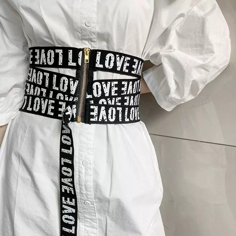 Women's Slim Waistband Canvas Belt