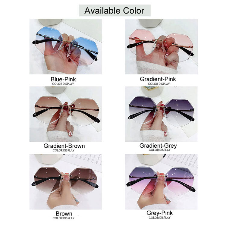 Cut-Edge Polygonal Ladies Sunglasses