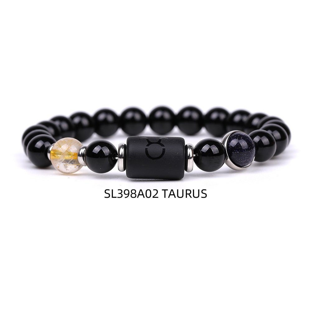 Men Twelve Constellations Fashion Bracelets