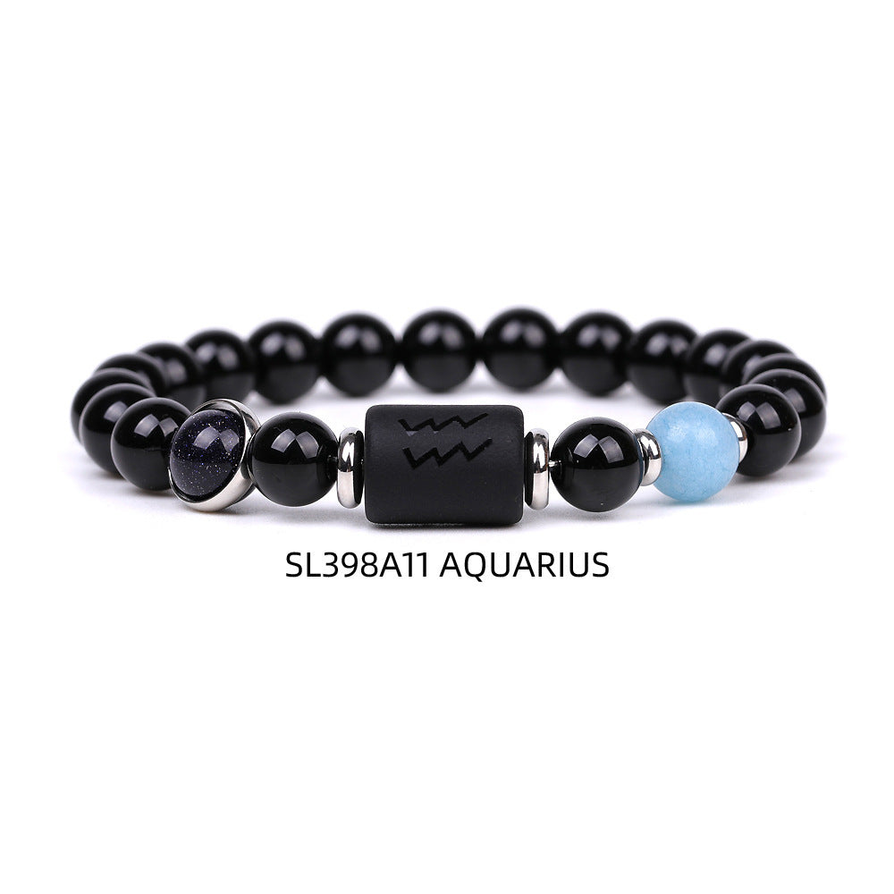 Men Twelve Constellations Fashion Bracelets