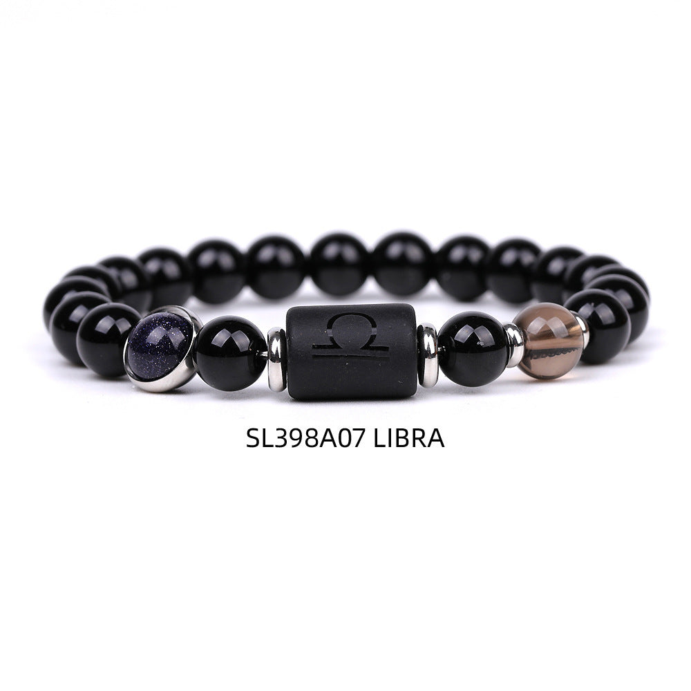 Men Twelve Constellations Fashion Bracelets