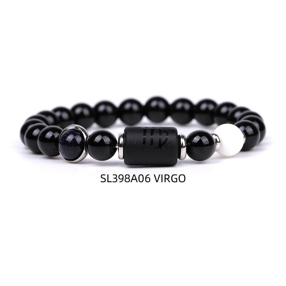 Men Twelve Constellations Fashion Bracelets