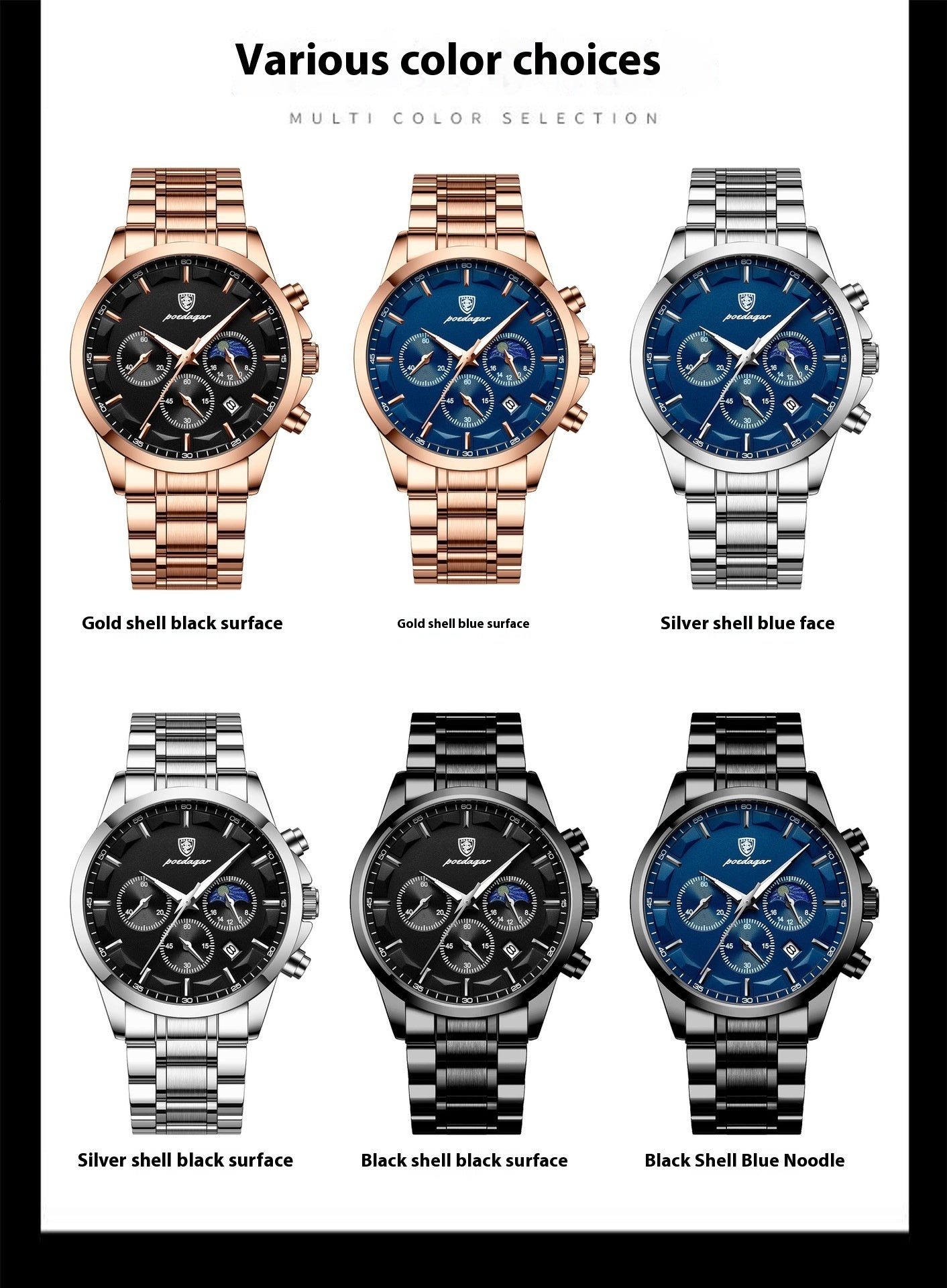 Men's Sports Waterproof Quartz Watch
