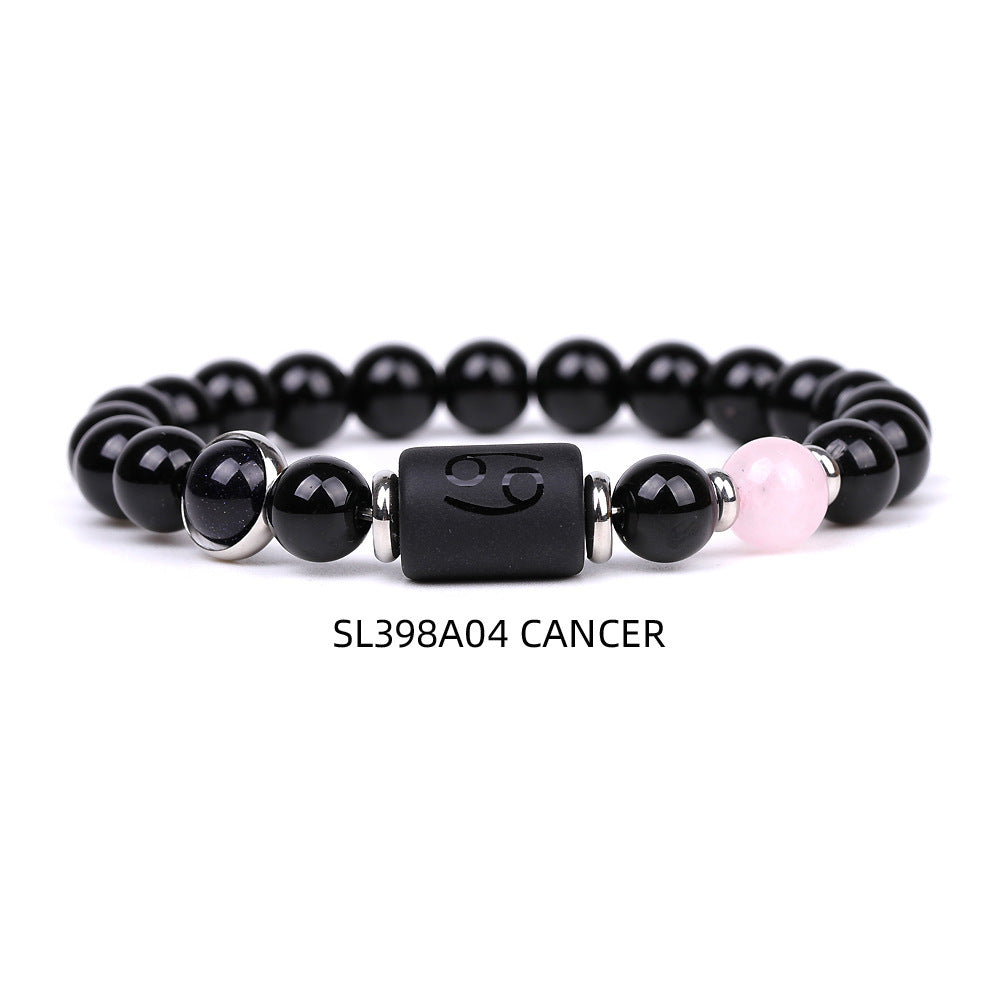 Men Twelve Constellations Fashion Bracelets