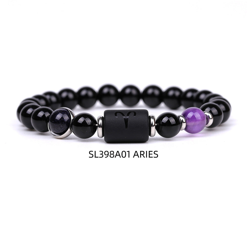 Men Twelve Constellations Fashion Bracelets