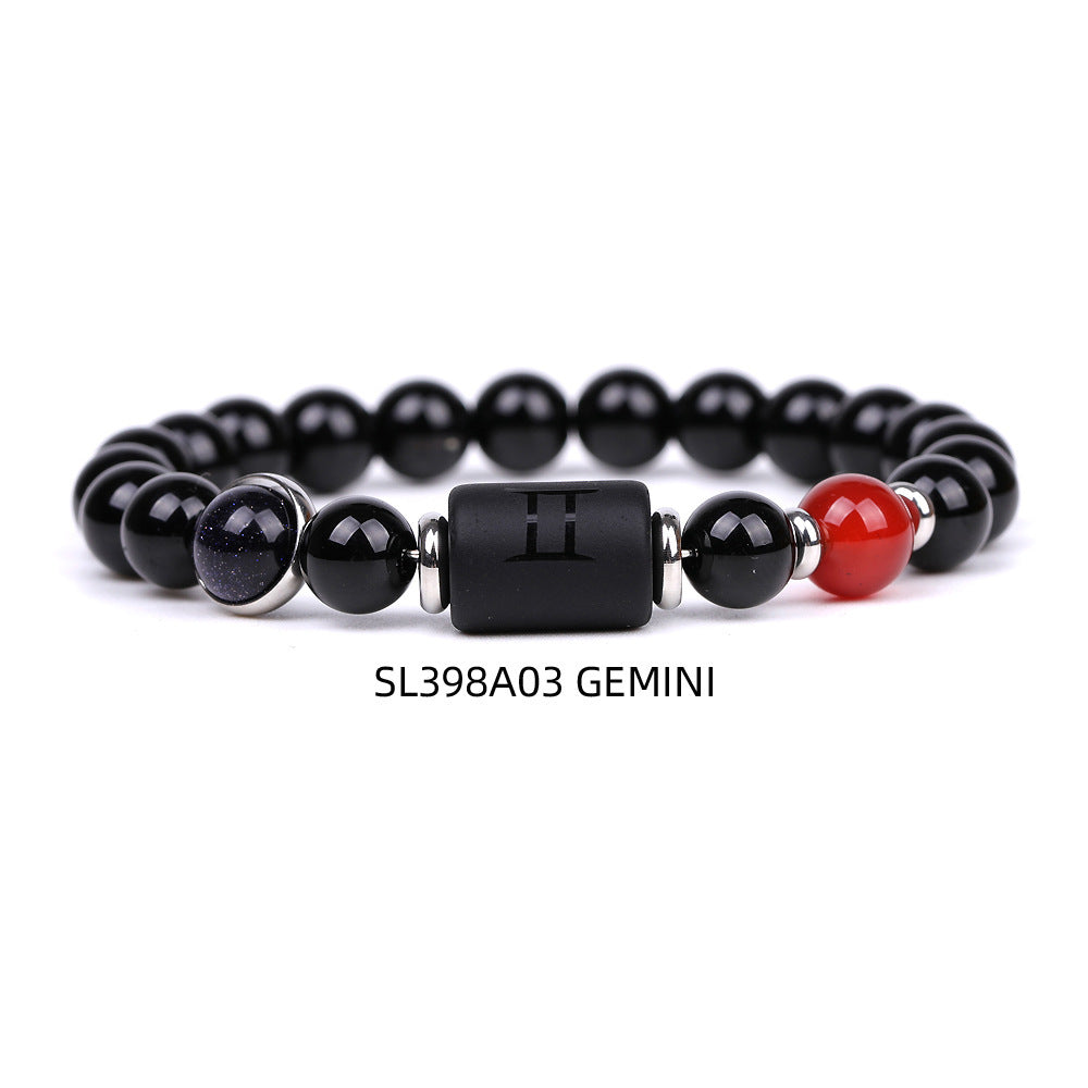 Men Twelve Constellations Fashion Bracelets
