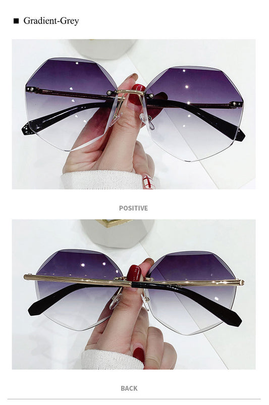 Cut-Edge Polygonal Ladies Sunglasses