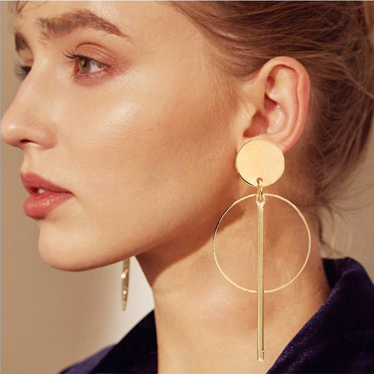 Circle Tassel Earrings