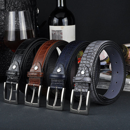 Men's Casual Pattern Buckle Belt