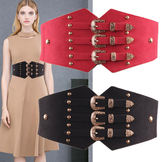 Versatile Fashion Decorative Wide Belt