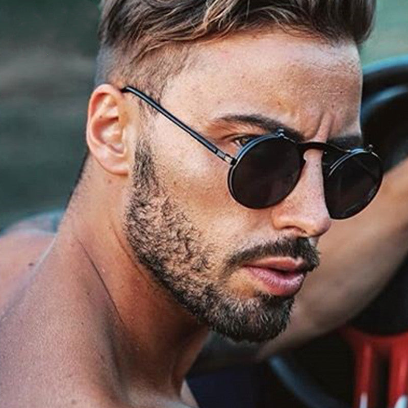 Men Fashion Round Sunglasses