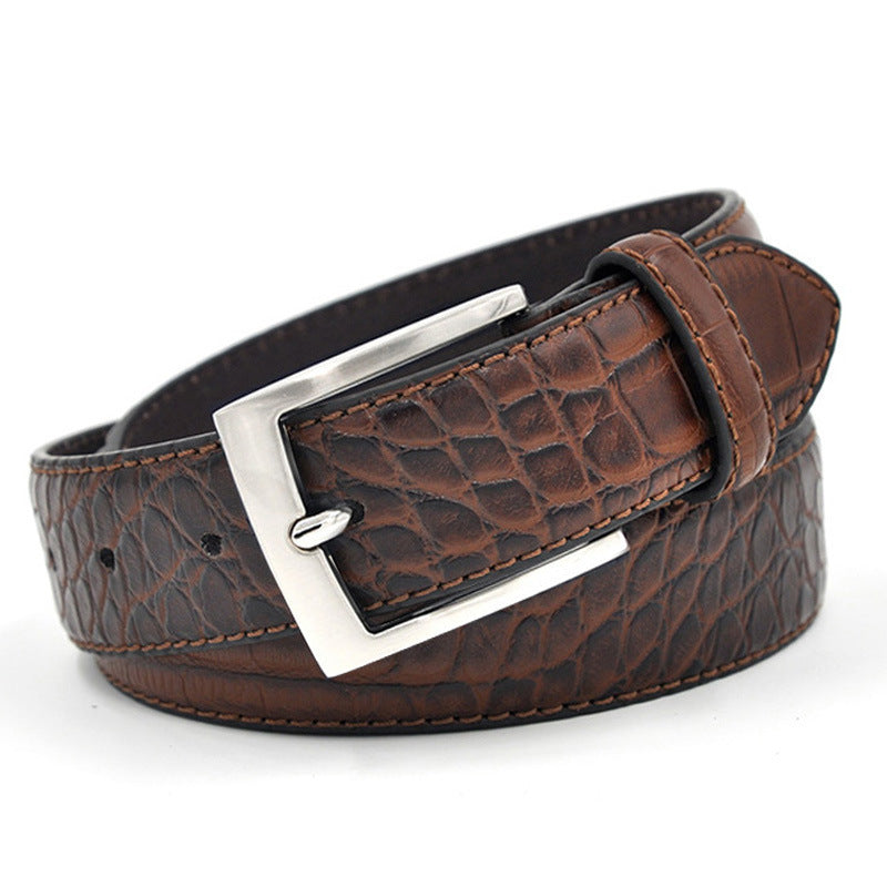 Men's Casual Pattern Buckle Belt